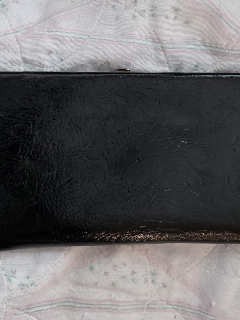 Buxton Black Womens Leather Wallet - Classic Slim Card Holder